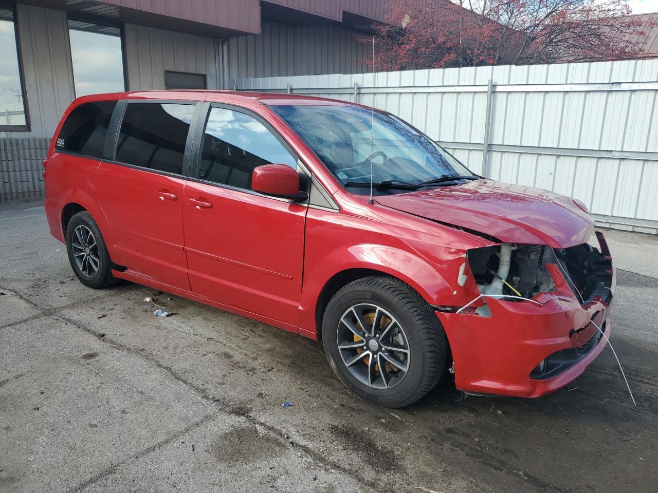 2016 Dodge Caravan VIN 2C4RDGEG8GR100003 Copart auction photo, front end damage thumbnail 4