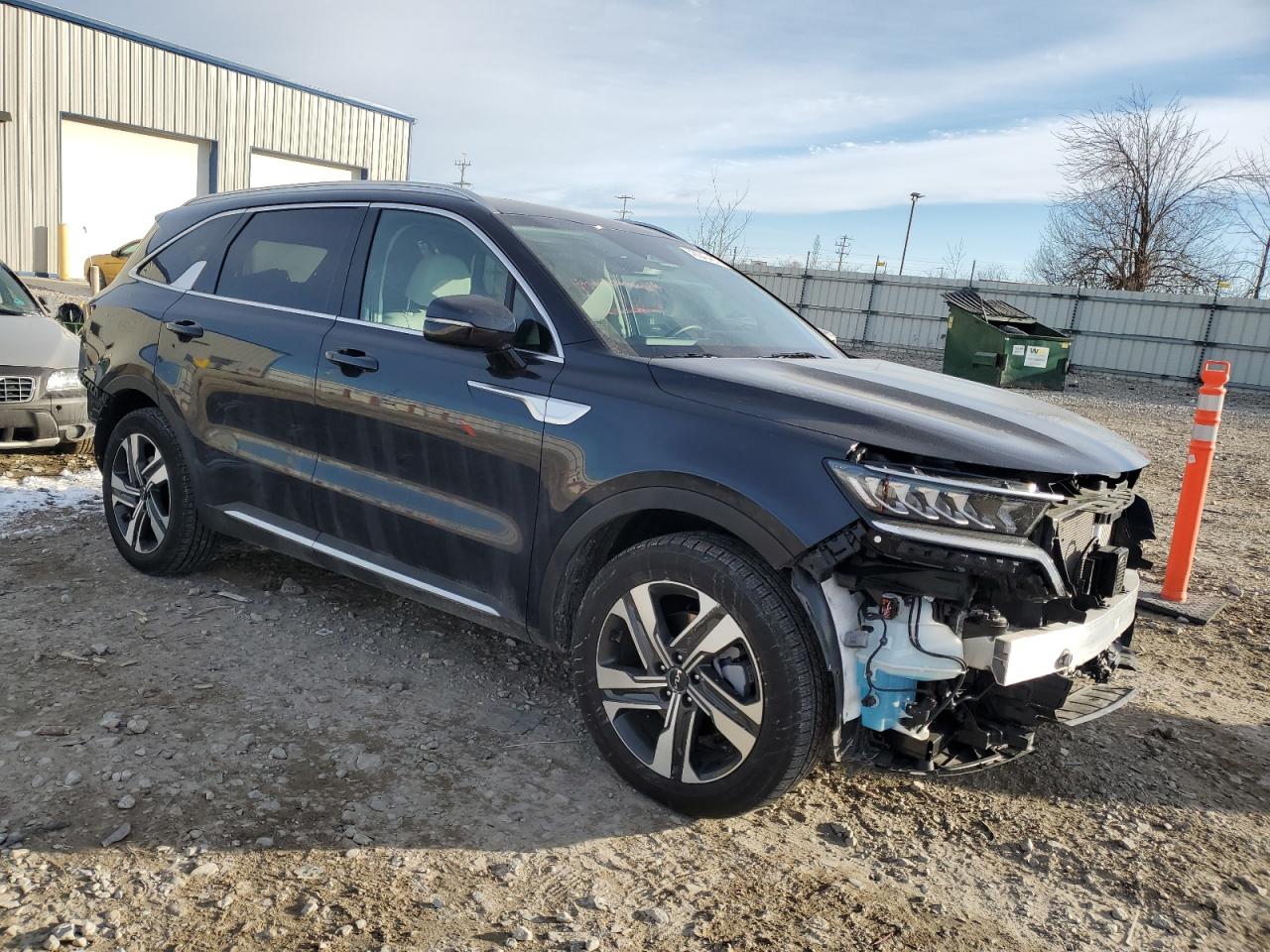 2023 KIA Sorento VIN KNDRHDLG9P5180902 Copart auction photo, front end / rear end damage thumbnail 4