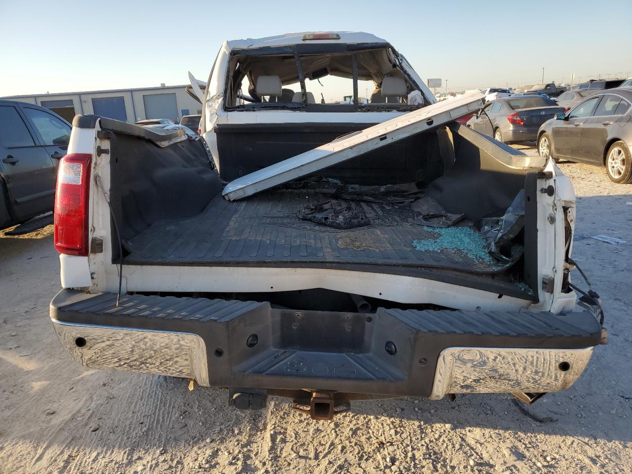 2008 Ford F250 VIN 1FTSW21R98EC30411 Copart auction photo, rollover damage thumbnail 6