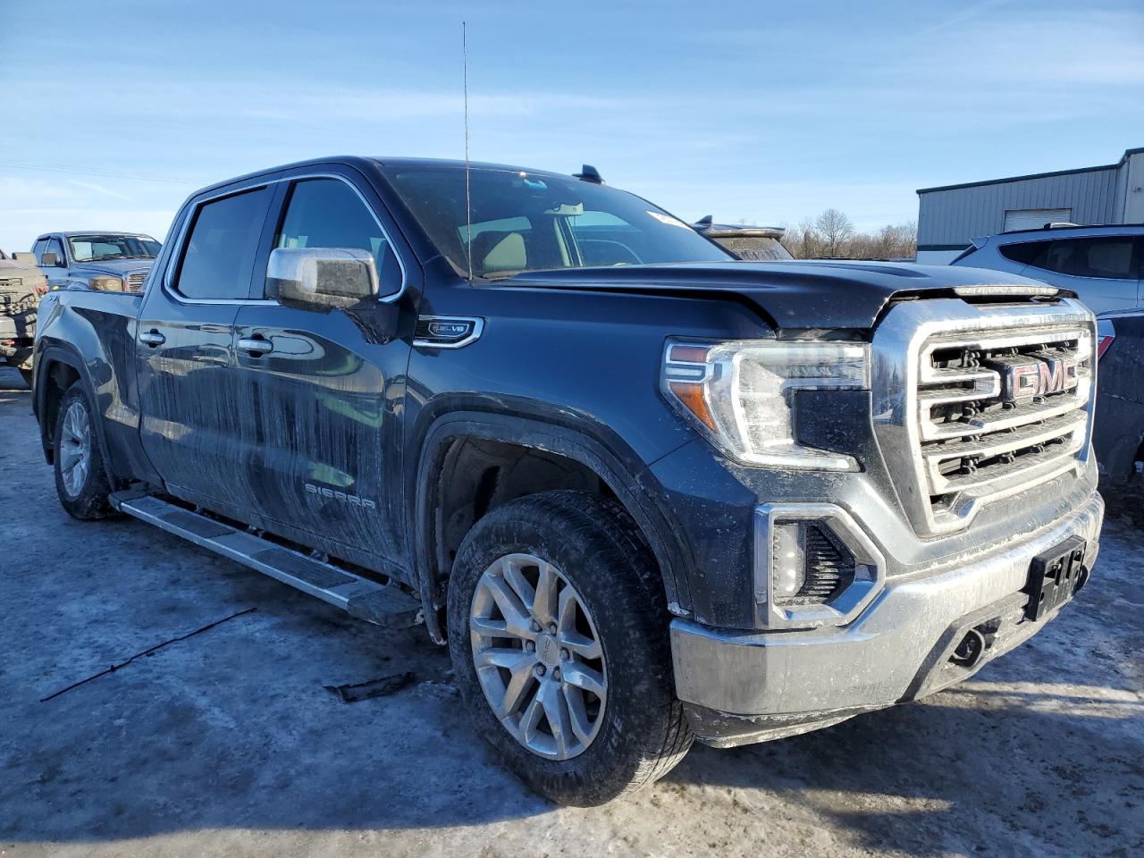 2021 GMC Sierra VIN 1GTU9DEDXMZ379830 Copart auction photo, rear end damage thumbnail 4