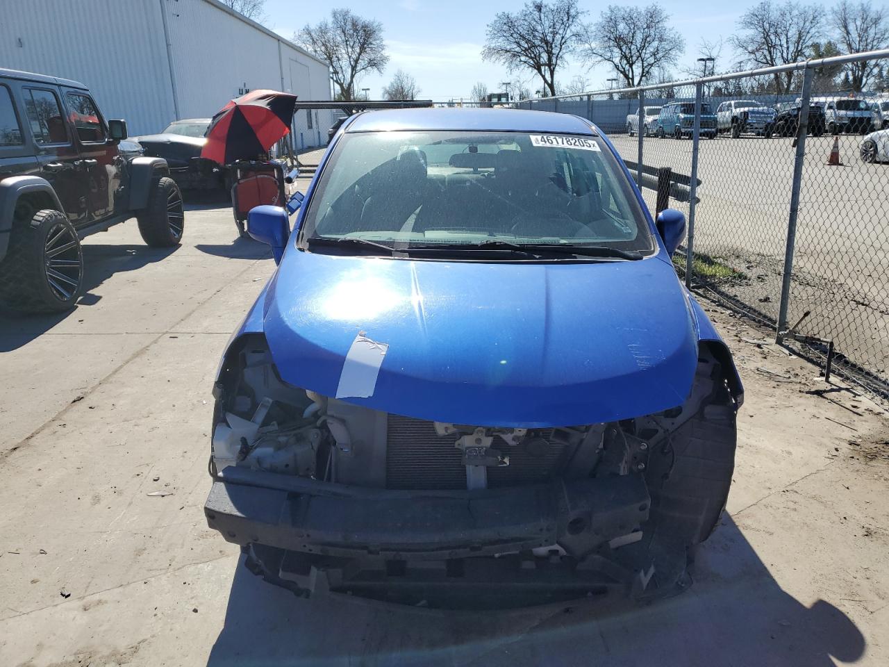 2012 Nissan Versa VIN 3N1BC1CP8CK297792 Copart auction photo, front end damage thumbnail 5
