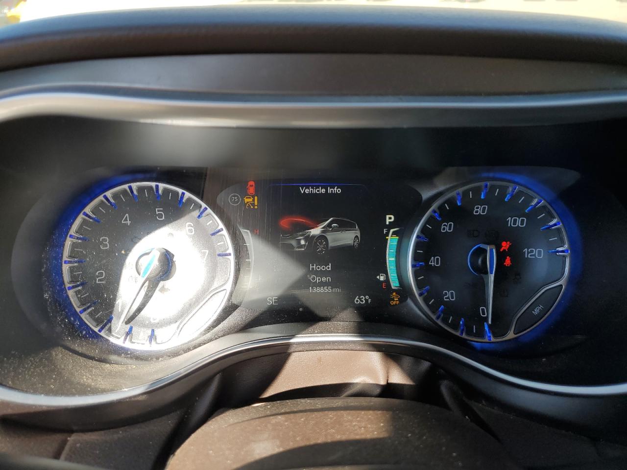 2017 Chrysler Pacifica VIN 2C4RC1EG1HR584758 Copart auction photo, front end damage thumbnail 9