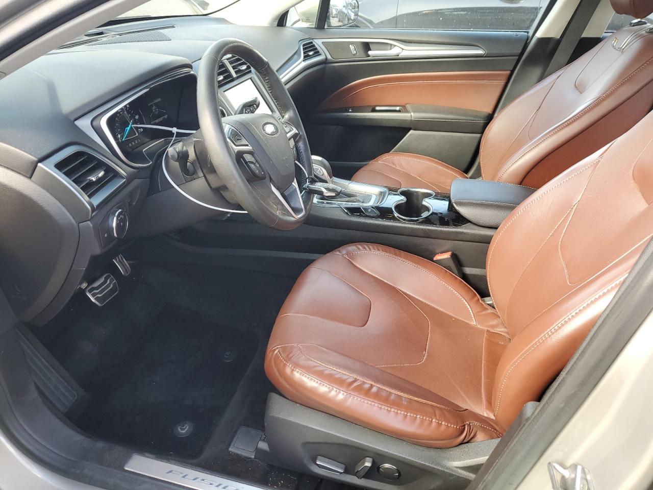 2015 Ford Fusion VIN 3FA6P0RU7FR105628 Copart auction photo, side damage thumbnail 7