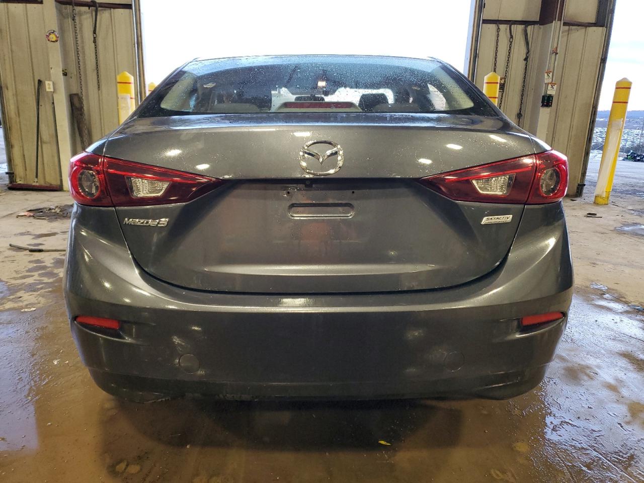 2016 Mazda 3 VIN JM1BM1U75G1300888 Copart auction photo, front end / side damage thumbnail 6