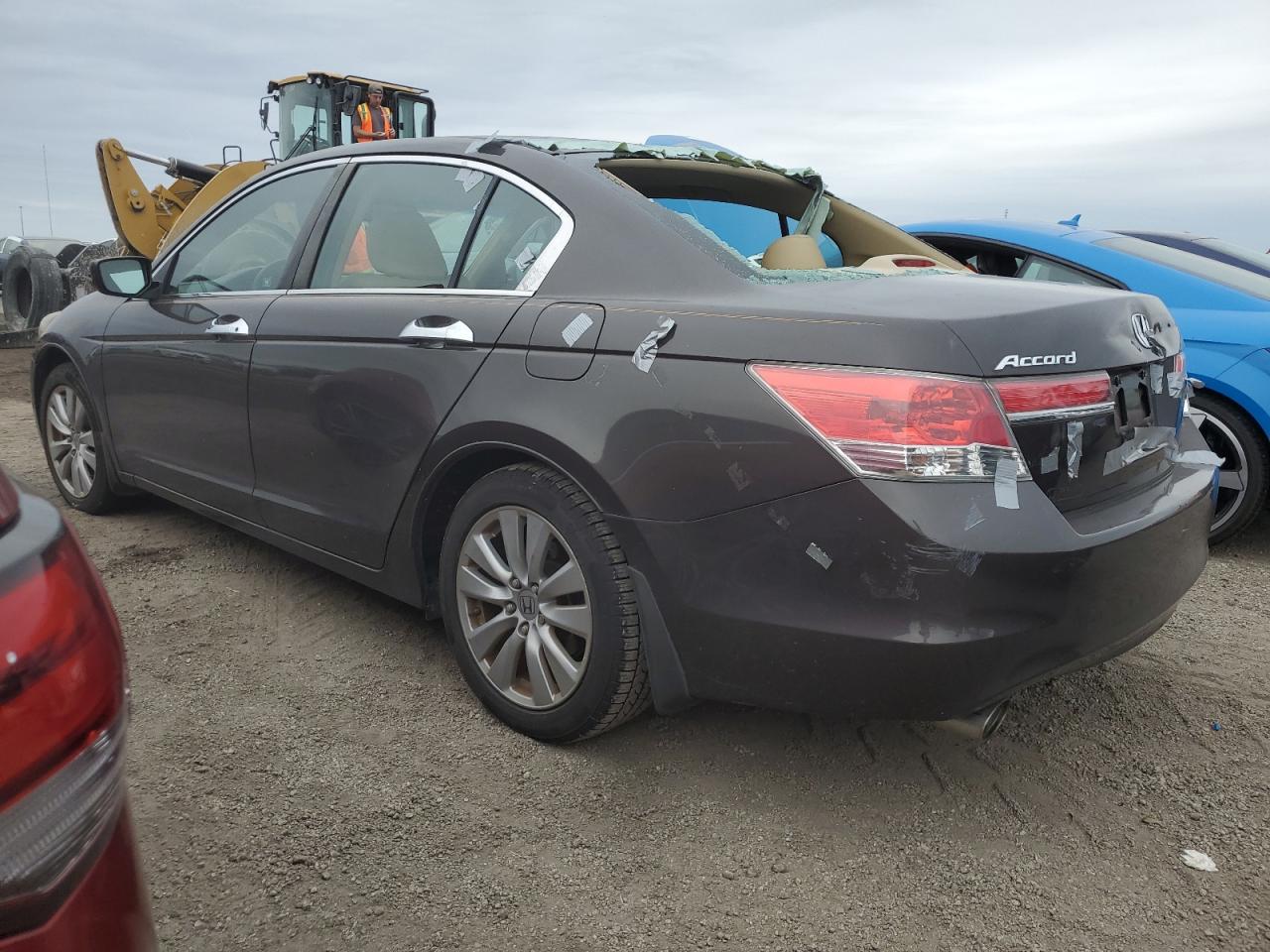 2012 Honda Accord VIN 1HGCP3F87CA005378 Copart auction photo, rear end damage thumbnail 2
