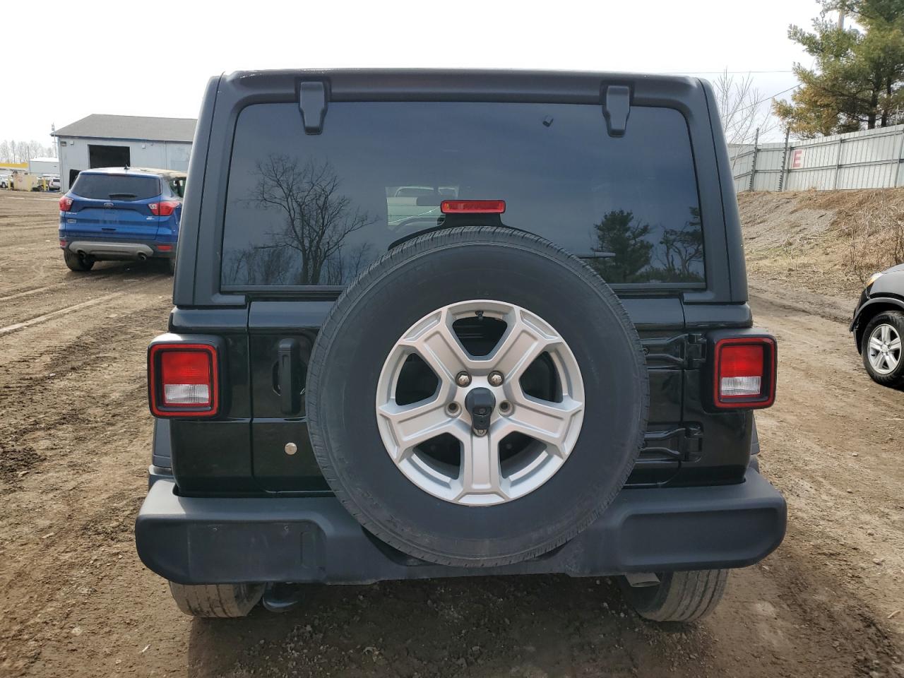 2020 Jeep Wrangler VIN 1C4HJXDG5LW170856 Copart auction photo, front end / side damage thumbnail 6