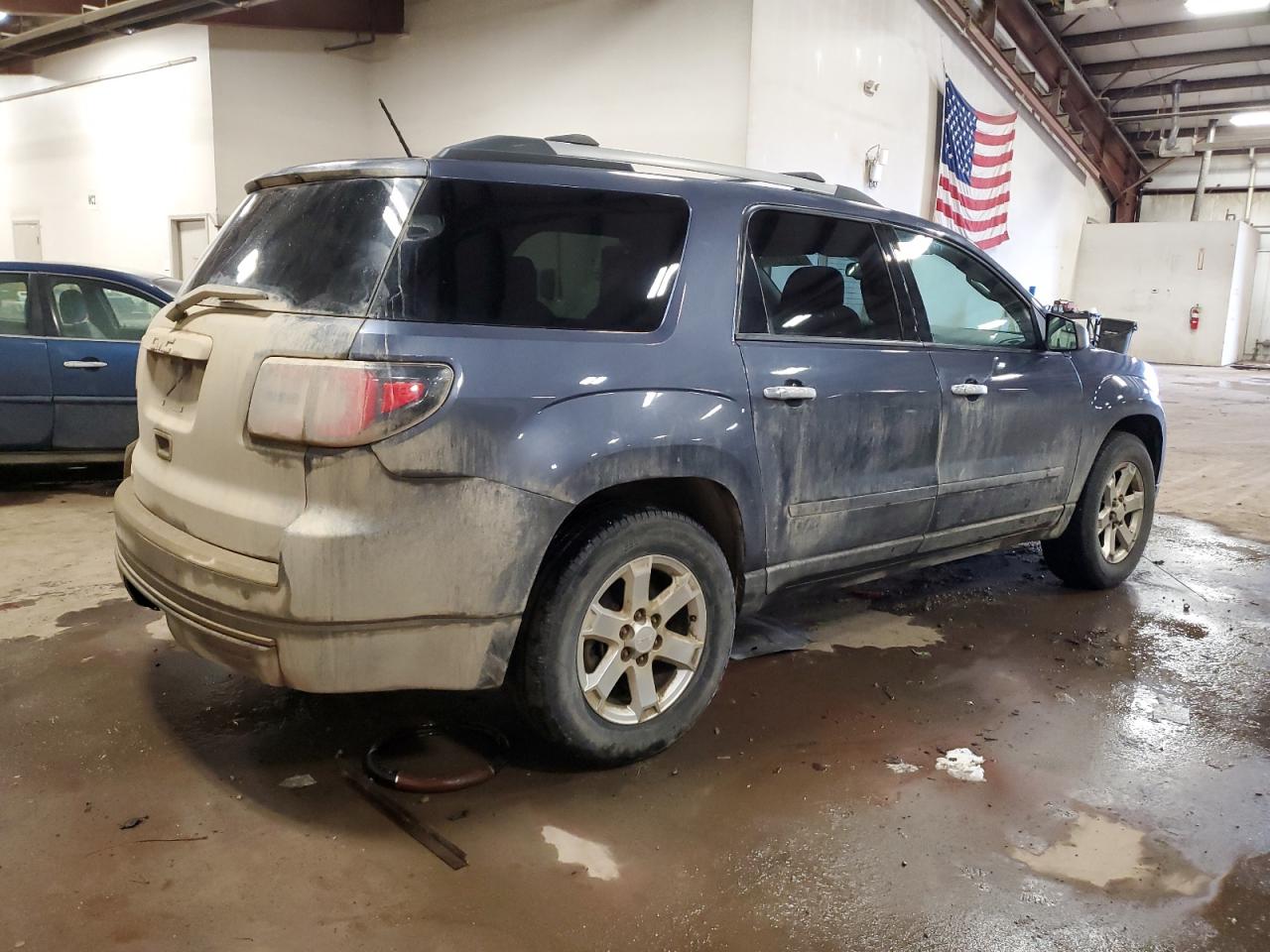 2014 GMC Acadia VIN 1GKKRPKD3EJ305604 Copart auction photo, front end / side damage thumbnail 3