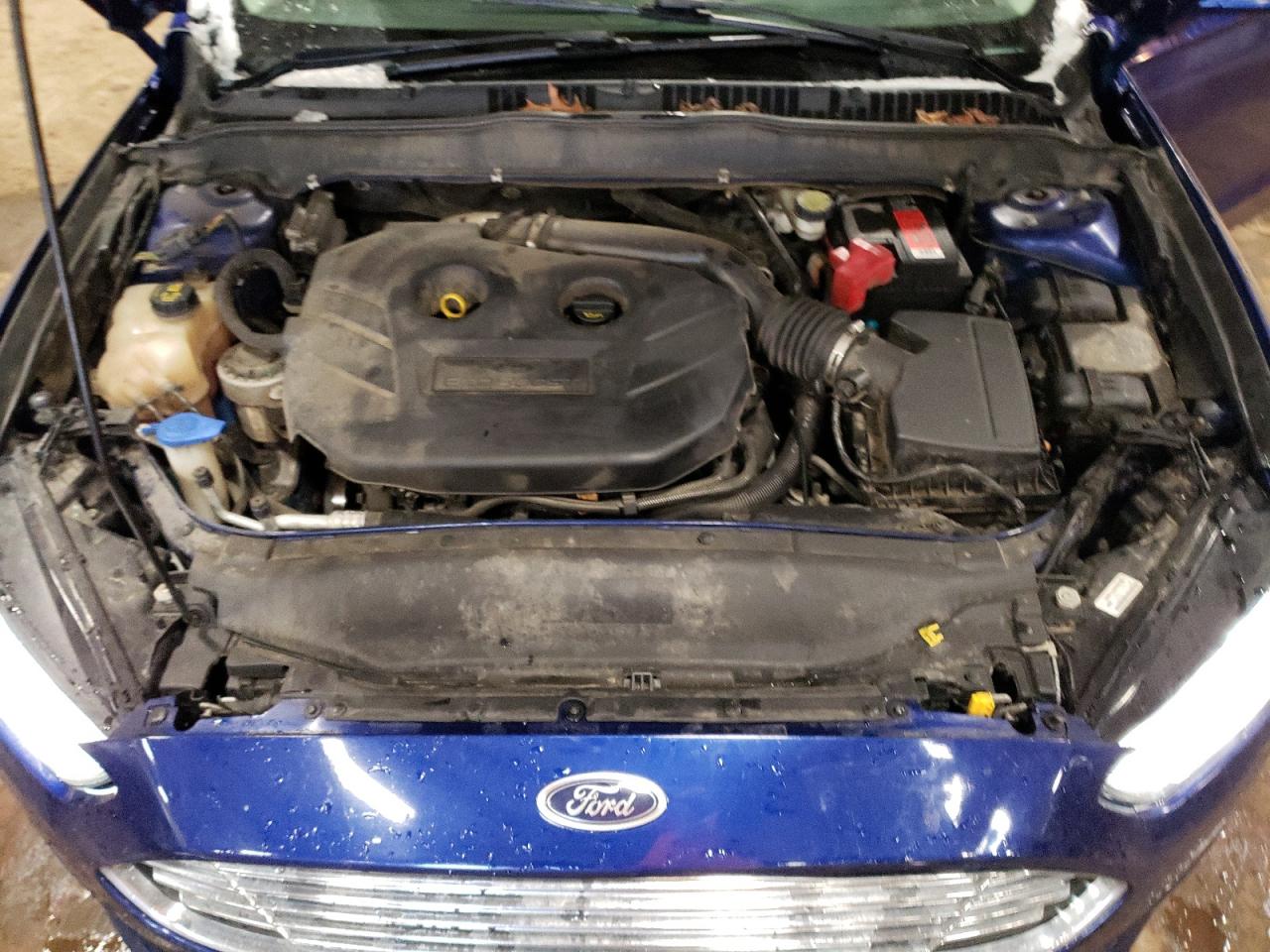 2016 Ford Fusion VIN 3FA6P0T92GR213550 Copart auction photo, side / front end damage thumbnail 11