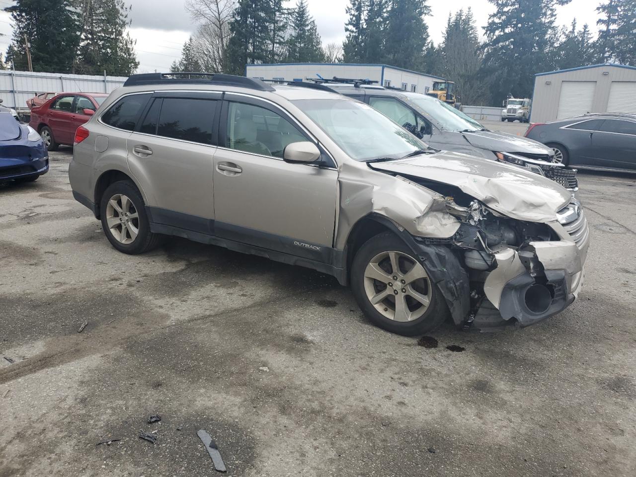 2014 Subaru Outback VIN 4S4BRDMC7E2254130 Copart auction photo, front end damage thumbnail 4