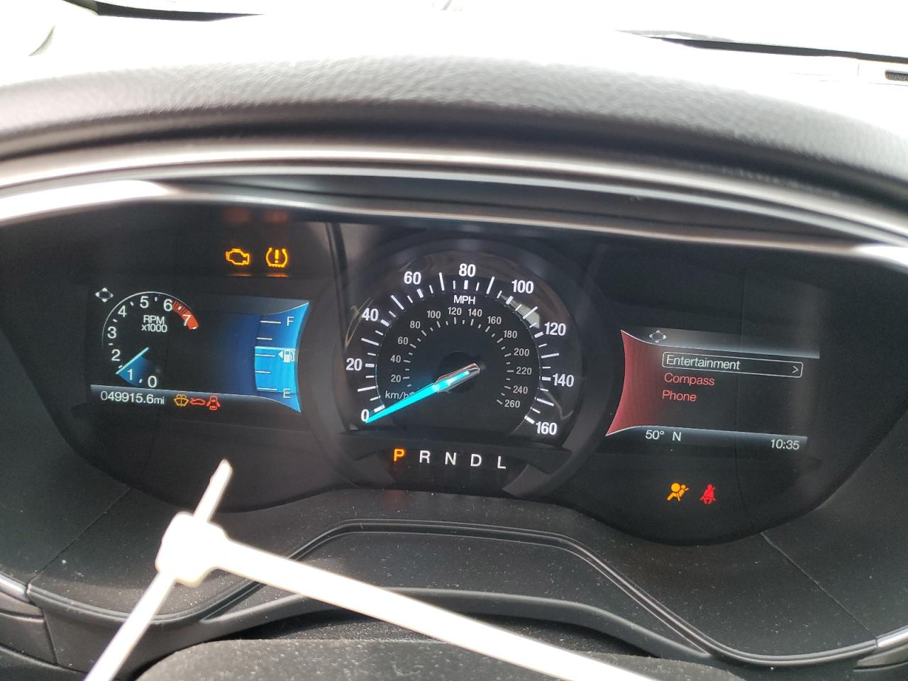 2020 Ford Fusion VIN 3FA6P0CD9LR177287 Copart auction photo, side / stripped damage thumbnail 9