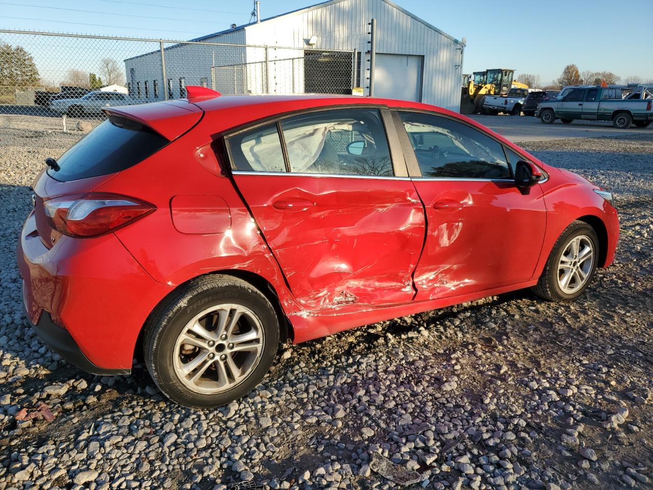 2018 Chevrolet Cruze VIN 3G1BE6SM9JS635024 Copart auction photo, side / minor dent/scratches damage thumbnail 3