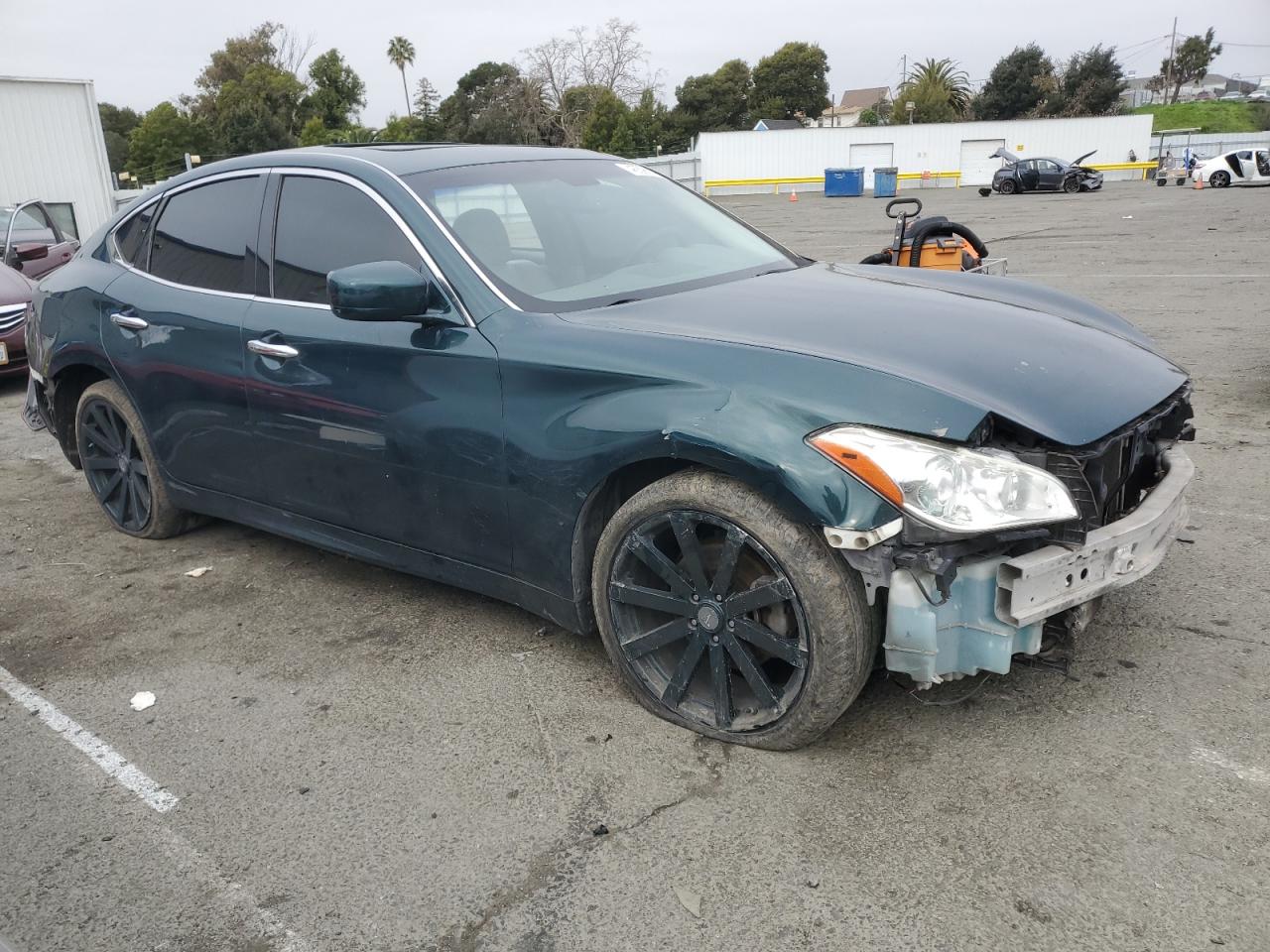2012 Infiniti M VIN JN1BY1AP1CM335156 Copart auction photo, front end / rear end damage thumbnail 4