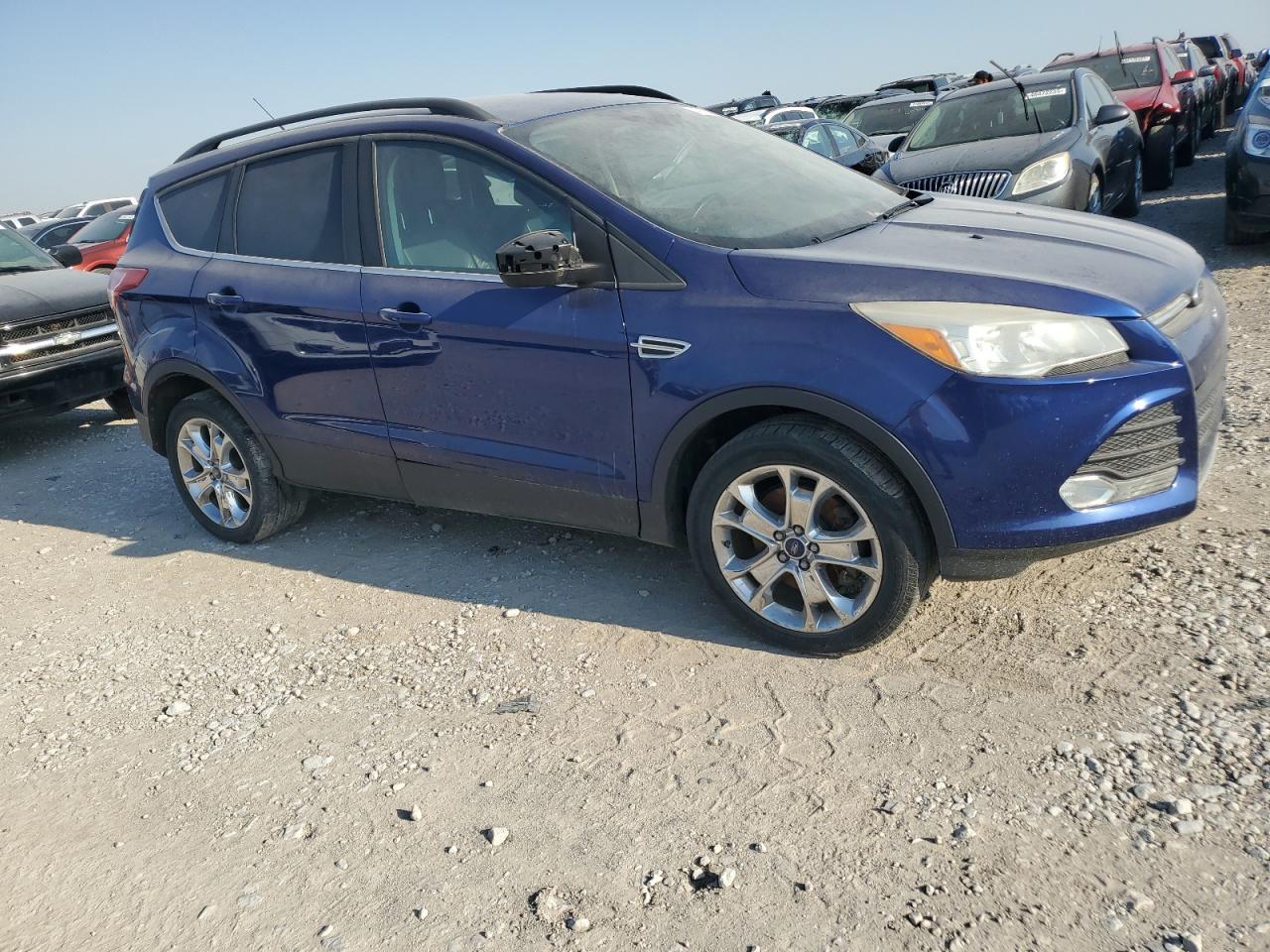 2015 Ford Escape VIN 1FMCU9GX2FUA25343 Copart auction photo, side / hail damage thumbnail 4