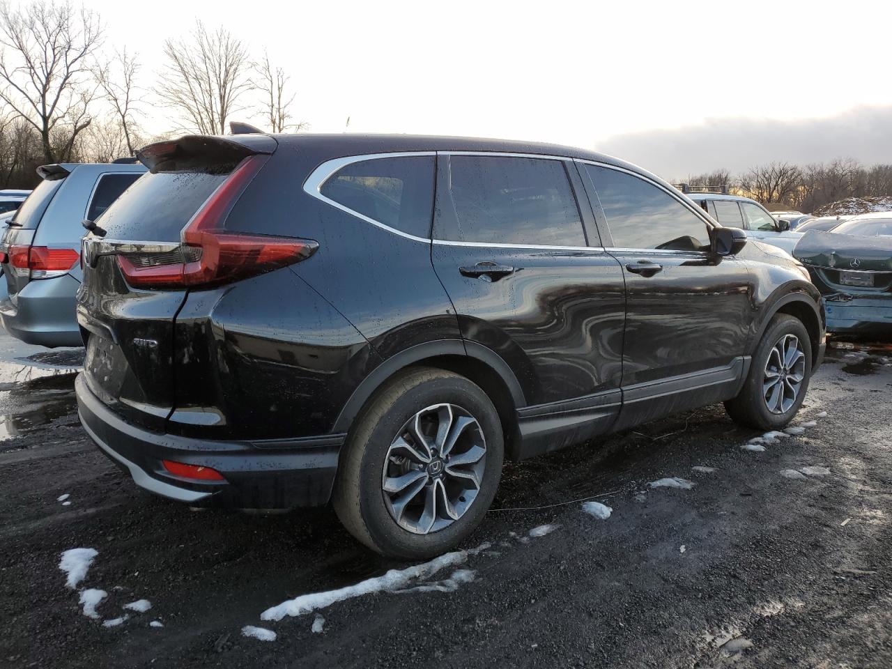 2022 Honda CR-V VIN 5J6RW2H56NA012800 Copart auction photo, vandalism damage thumbnail 3