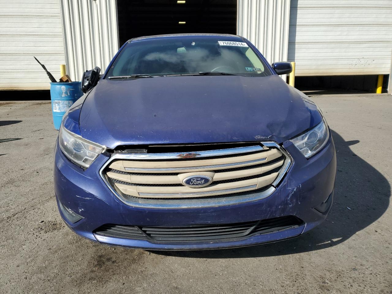 2013 Ford Taurus VIN 1FAHP2E81DG127819 Copart auction photo, side / front end damage thumbnail 5