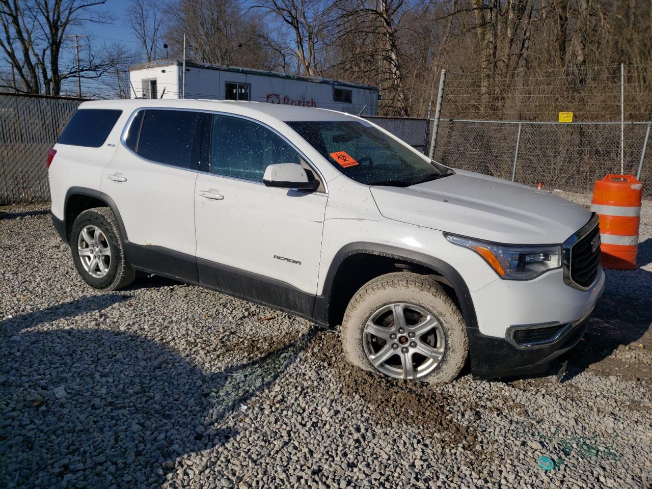 2017 GMC Acadia VIN 1GKKNKLA3HZ204930 Copart auction photo, front end / undercarriage damage thumbnail 4