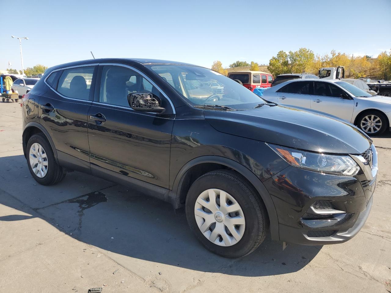 2020 Nissan Rogue VIN JN1BJ1CWXLW393361 Copart auction photo, hail / side damage thumbnail 4