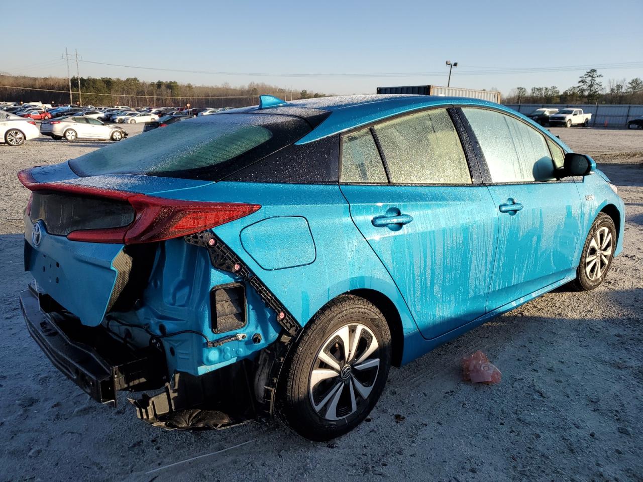 2017 Toyota Prius VIN JTDKARFP1H3052195 Copart auction photo, rear end damage thumbnail 3