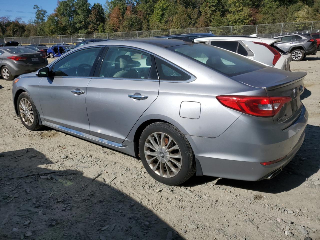2015 Hyundai Sonata VIN 5NPE34AF7FH148035 Copart auction photo, mechanical damage thumbnail 2