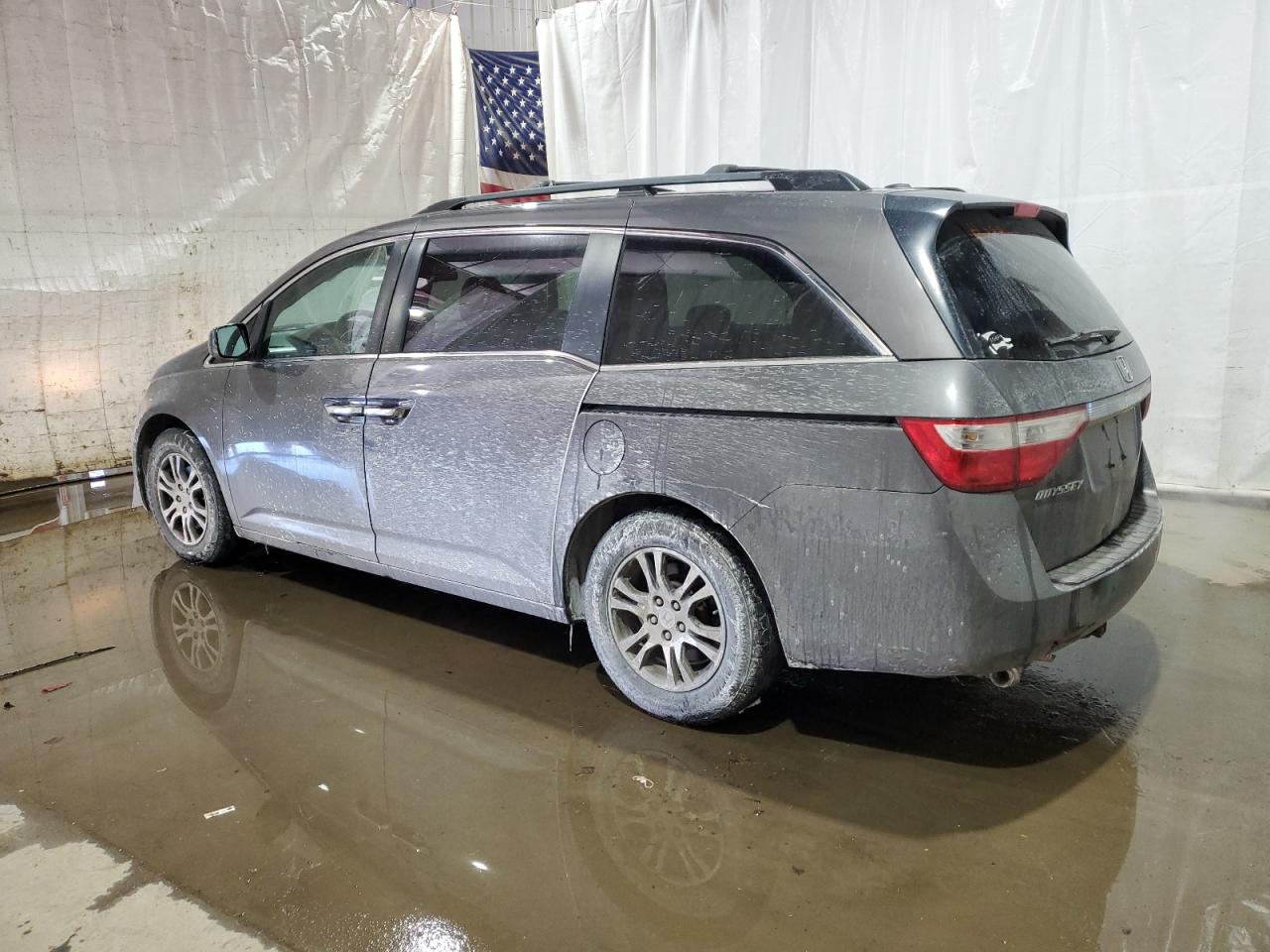 2012 Honda Odyssey VIN 5FNRL5H60CB051640 Copart auction photo, side damage thumbnail 2