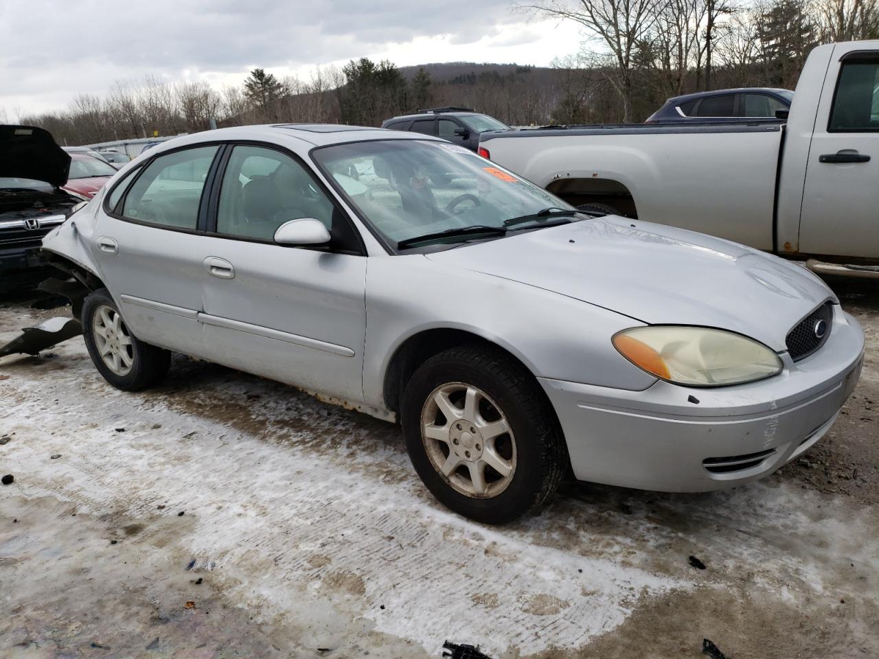 2006 Ford Taurus VIN 1FAFP56U86A118920 Copart auction photo, rear end / side damage thumbnail 4