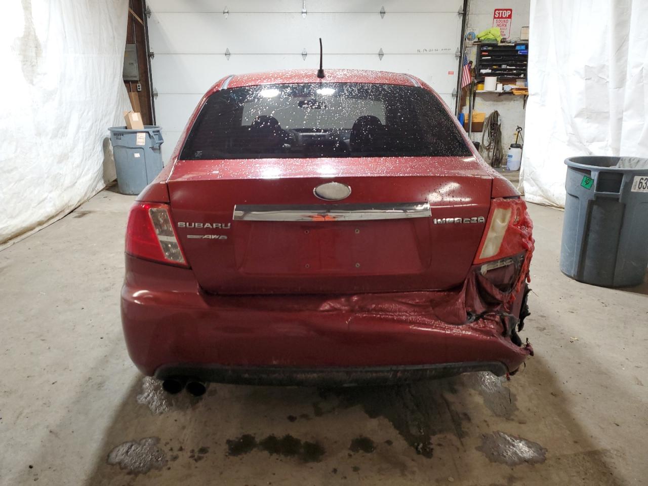 2010 Subaru Impreza VIN JF1GE6B62AH508323 Copart auction photo, burn / rear end damage thumbnail 6