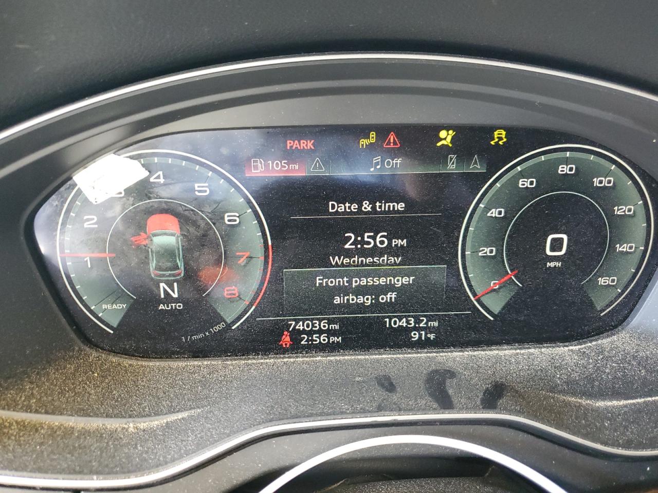 2021 Audi Q5 VIN WA1BAAFY4M2016277 Copart auction photo, rear end damage thumbnail 9