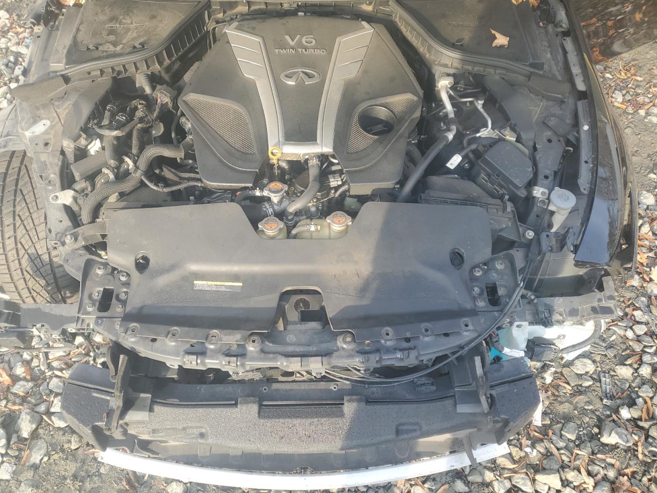 2017 Infiniti Q60 VIN JN1EV7EK6HM364554 Copart auction photo, front end damage thumbnail 12