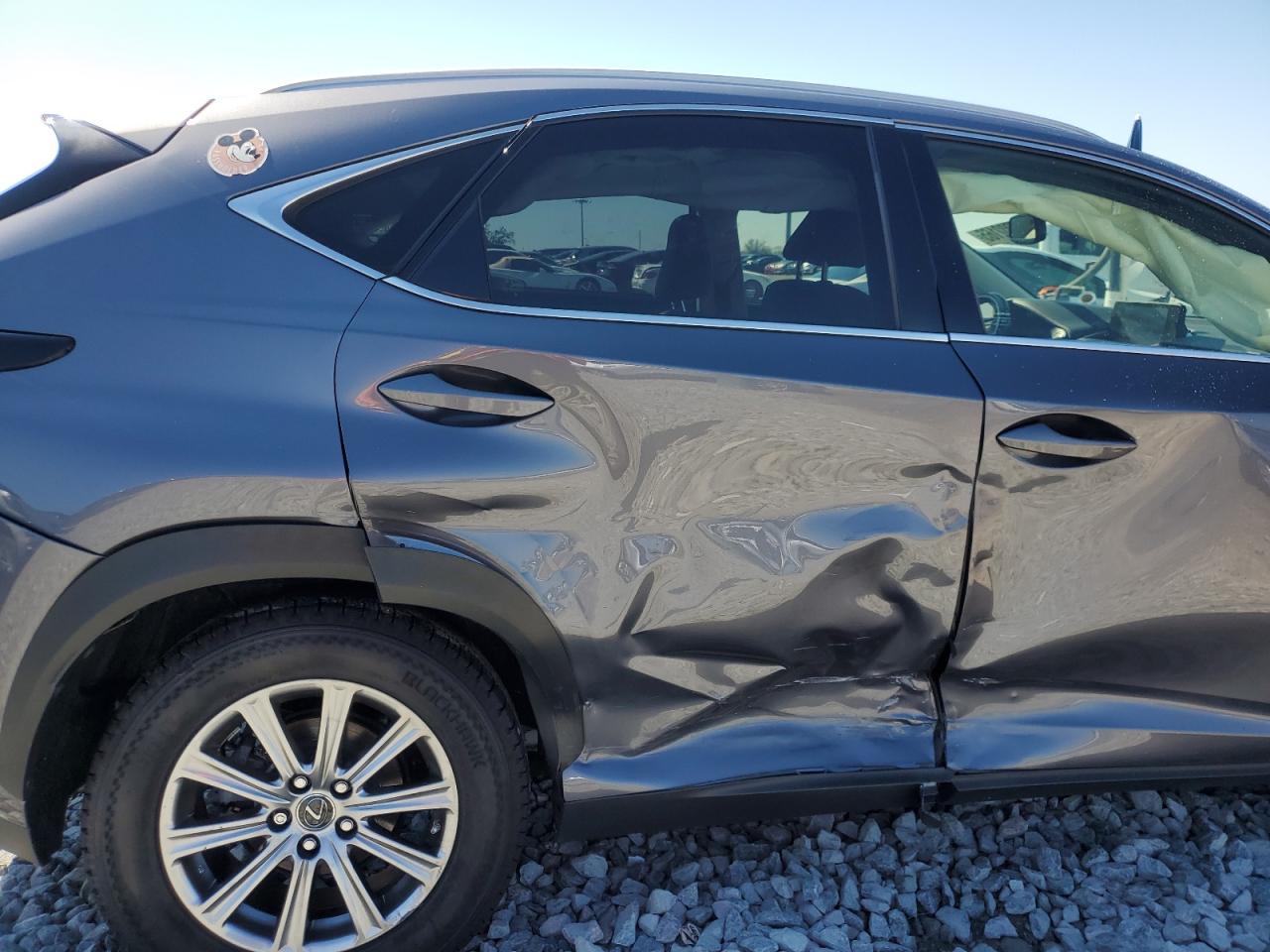2020 Lexus NX VIN JTJDARBZ3L5000674 Copart auction photo, side damage thumbnail 11