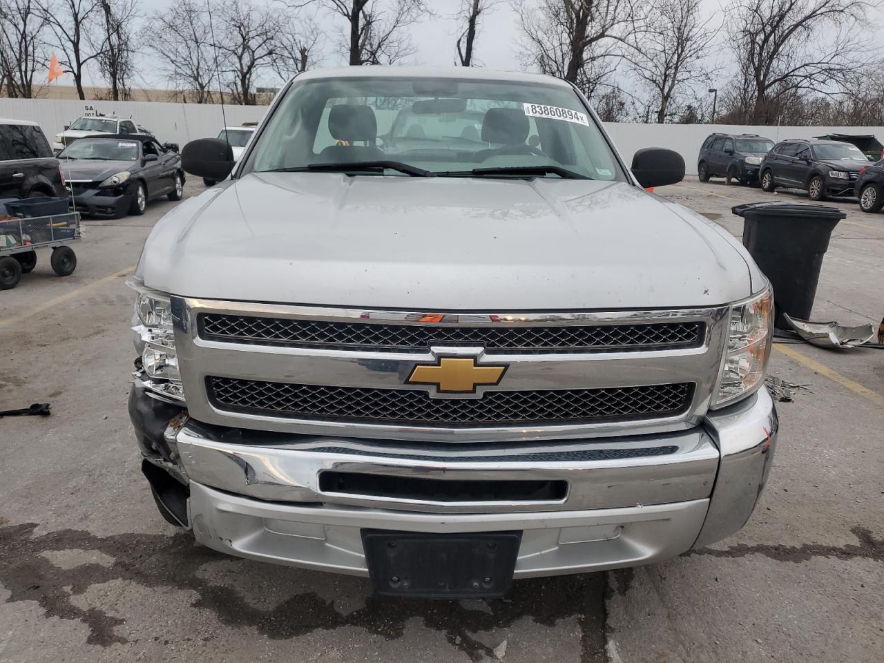 2013 Chevrolet Silverado VIN 1GCNCPEX2DZ178053 Copart auction photo, front end damage thumbnail 5