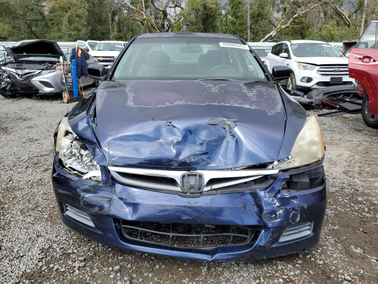 2006 Honda Accord VIN JHMCM56786C004337 Copart auction photo, front end / rear end damage thumbnail 5