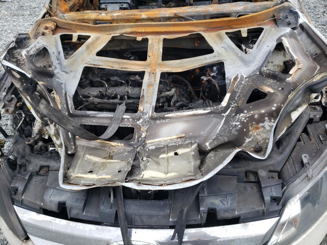 2011 Ford Fusion VIN 3FAHP0HA6BR240397 Copart auction photo, burn damage thumbnail 7
