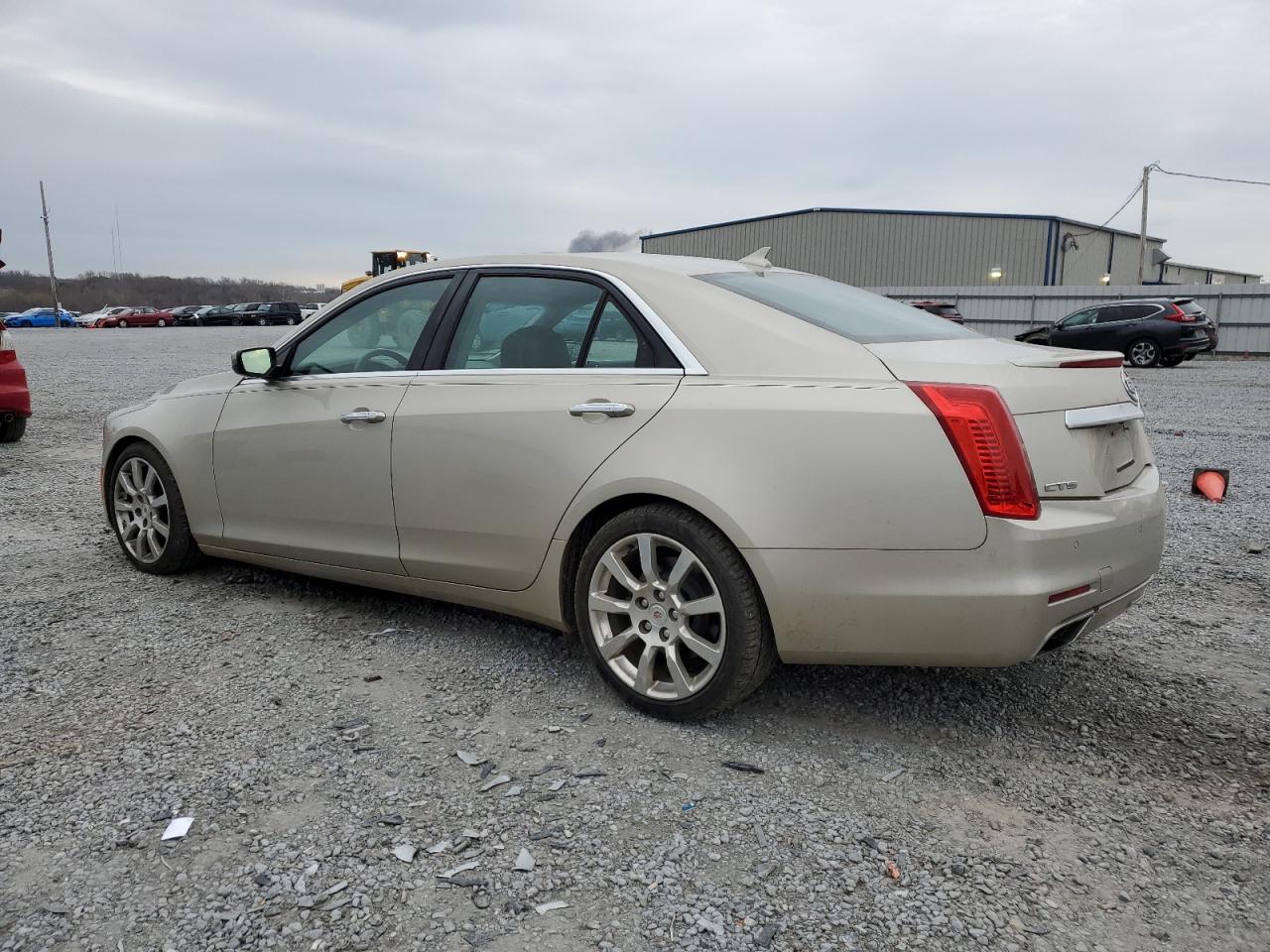 2014 Cadillac CTS VIN 1G6AR5S38E0125109 Copart auction photo, front end / side damage thumbnail 2