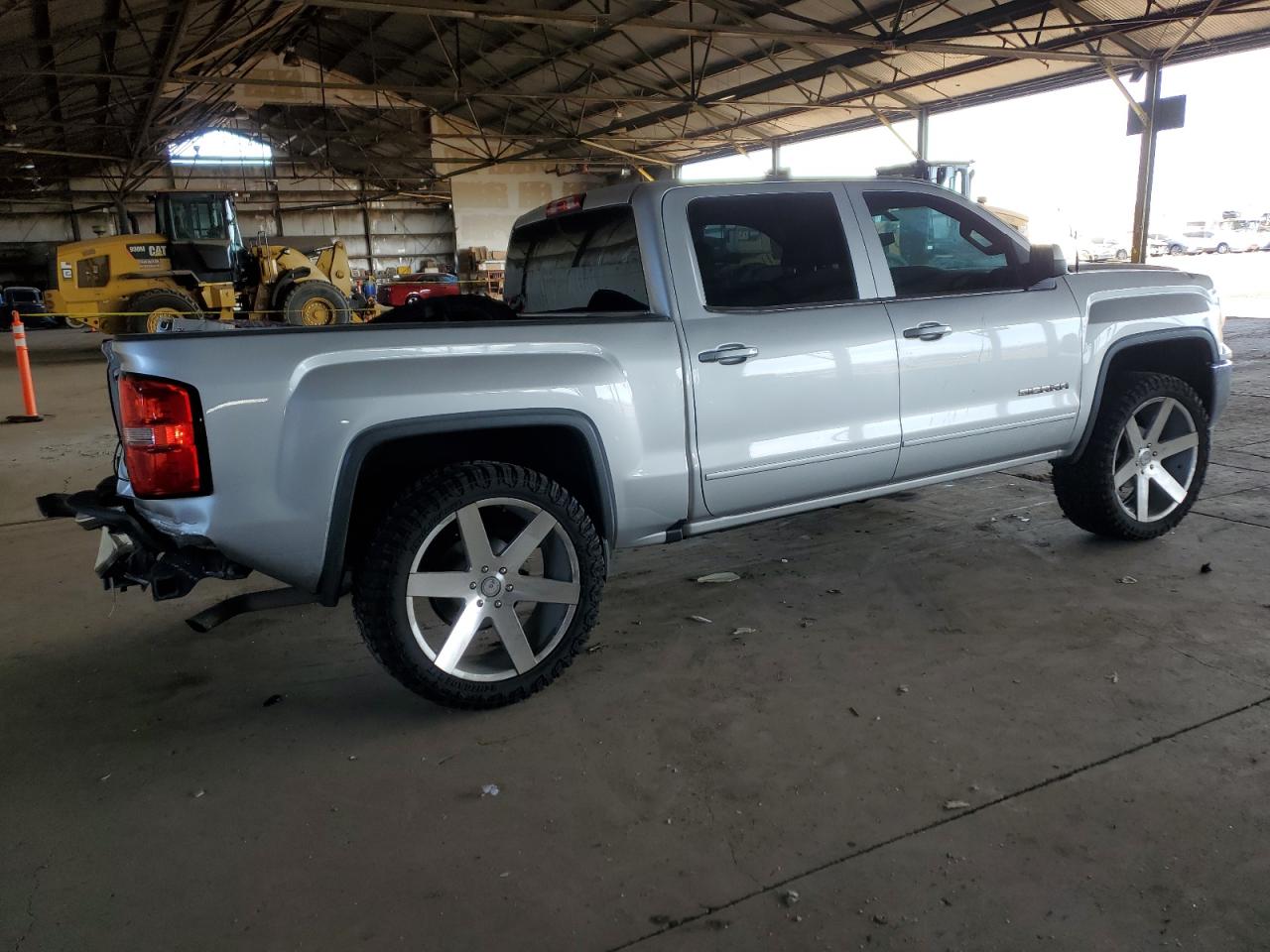 2018 GMC Sierra VIN 3GTP1MEC3JG591993 Copart auction photo, rear end damage thumbnail 3