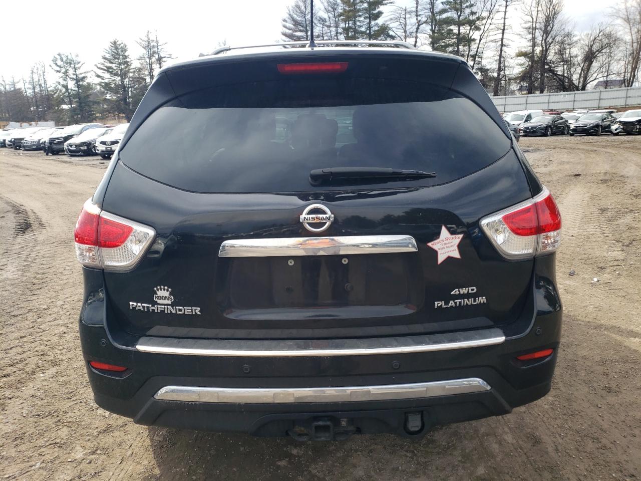 2016 Nissan Pathfinder VIN 5N1AR2MM4GC648612 Copart auction photo, side / minor dent/scratches damage thumbnail 6