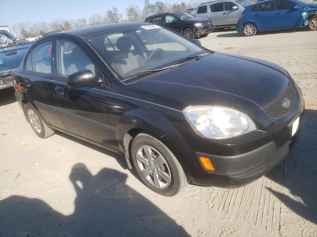 2009 KIA Rio VIN KNADE223296561359 Copart auction photo, rear end / minor dent/scratches damage thumbnail 4