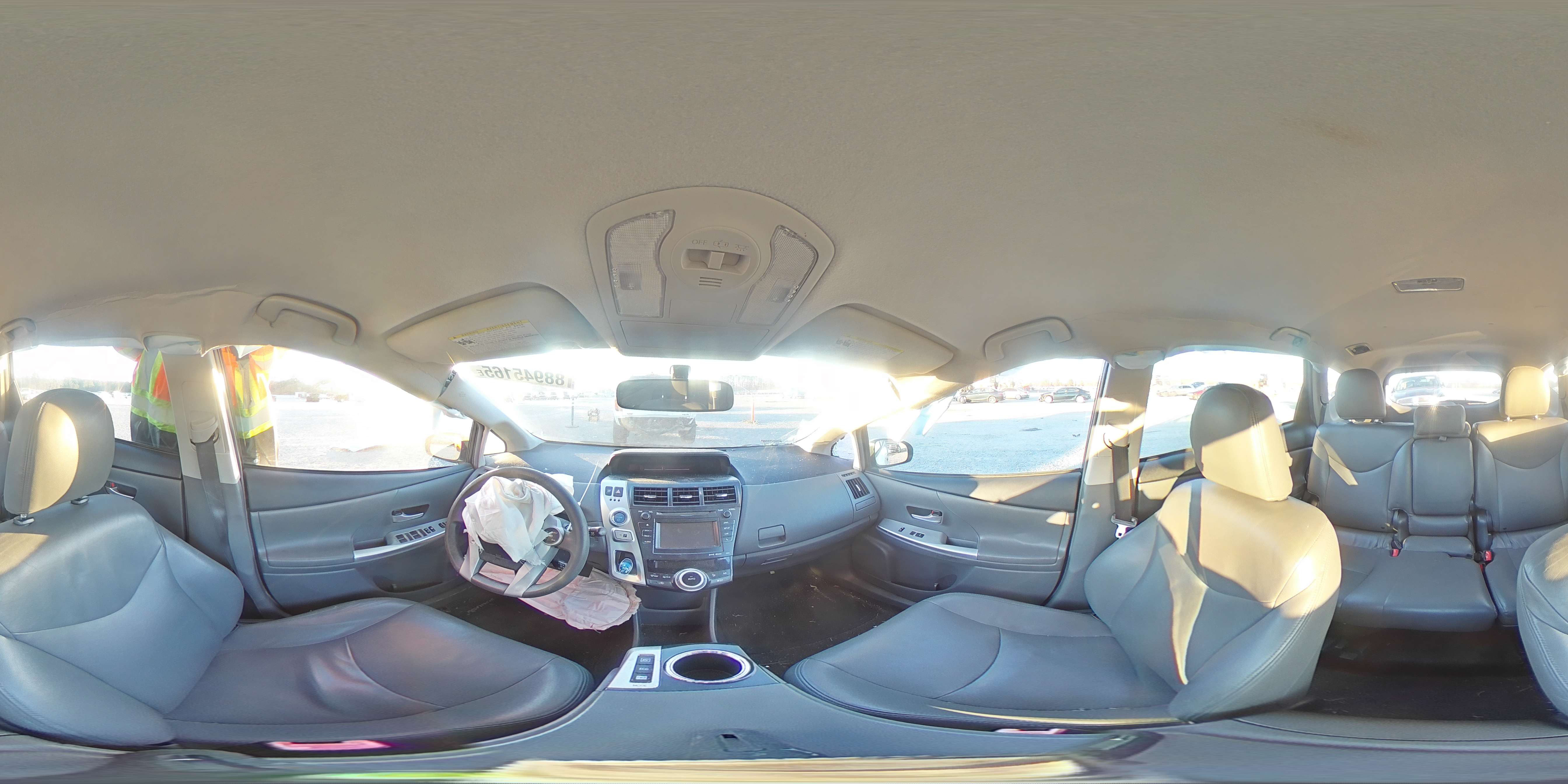 2012 Toyota Prius VIN JTDZN3EU1C3031962 Copart auction photo, front end / side damage thumbnail 12