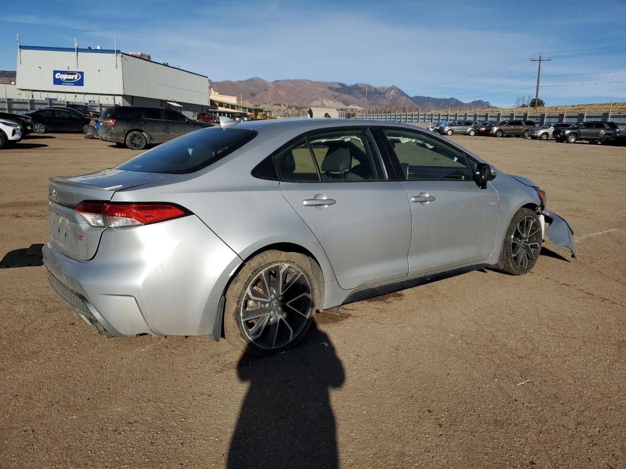 2021 Toyota Corolla VIN JTDS4MCE6MJ074695 Copart auction photo, all over damage thumbnail 3
