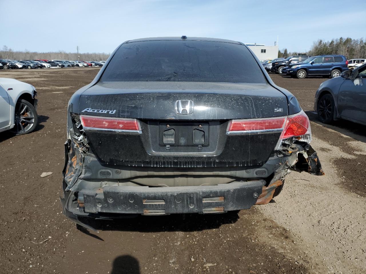 2011 Honda Accord VIN 1HGCP2F67BA804522 Copart auction photo, rear end damage thumbnail 6