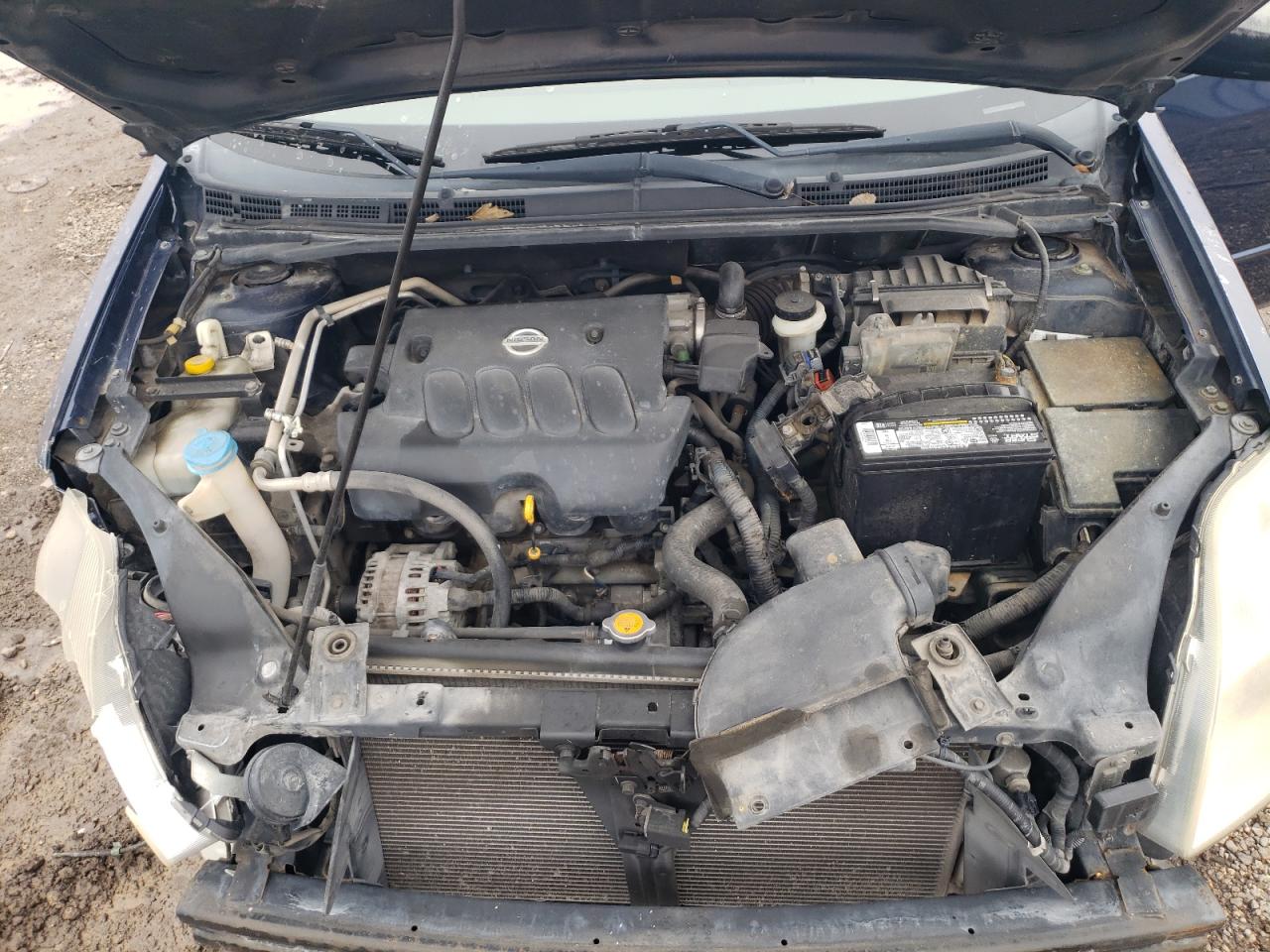 2008 Nissan Sentra VIN 3N1AB61E58L607508 Copart auction photo, front end / mechanical damage thumbnail 11