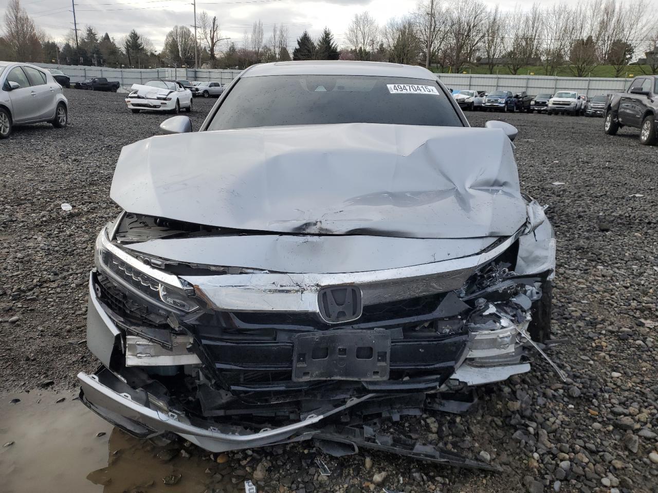 2020 Honda Accord VIN 1HGCV1F47LA156387 Copart auction photo, front end damage thumbnail 5
