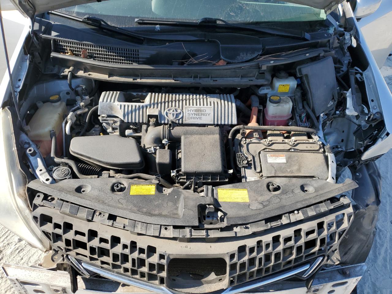 2013 Toyota Prius VIN JTDZN3EU1D3204879 Copart auction photo, front end / side damage thumbnail 14