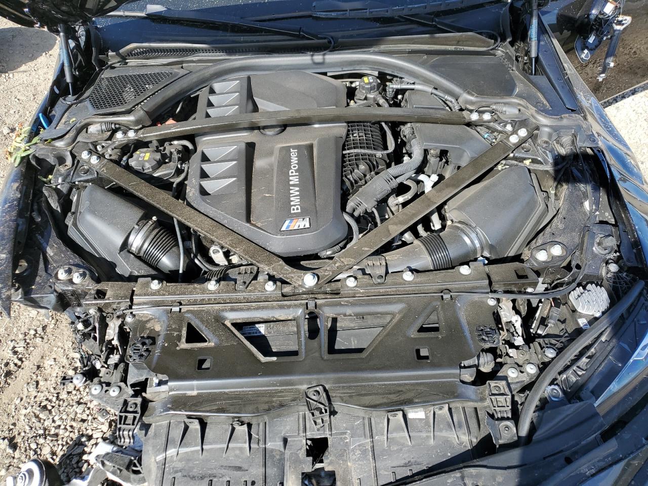 2023 BMW M3 VIN WBS33AY01PFN67560 Copart auction photo, rollover damage thumbnail 12