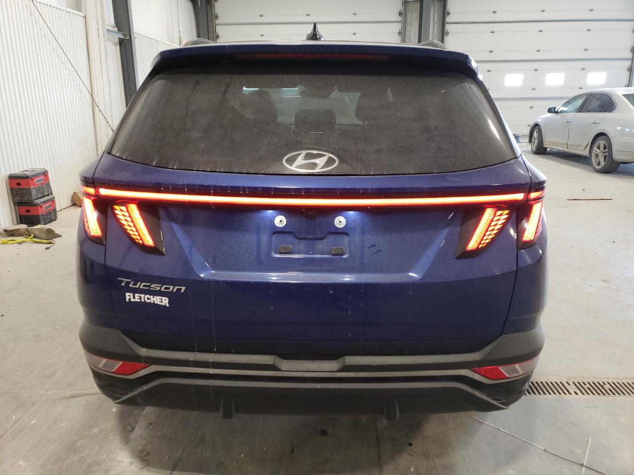 2022 Hyundai Tucson VIN 5NMJB3AEXNH010181 Copart auction photo, front end damage thumbnail 6