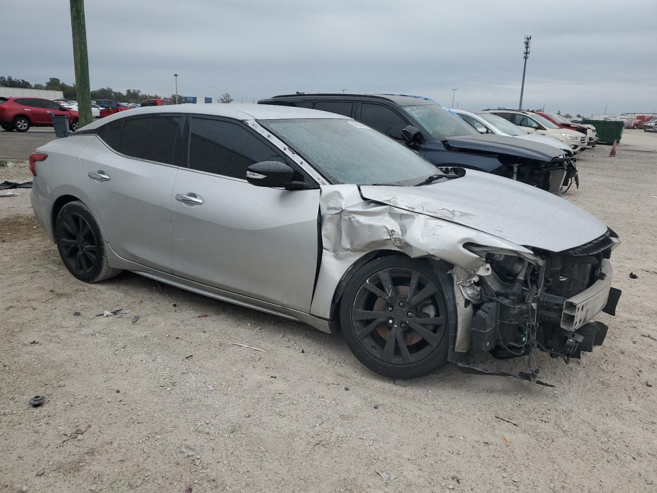 2018 Nissan Maxima VIN 1N4AA6AP3JC392817 Copart auction photo, front end damage thumbnail 4