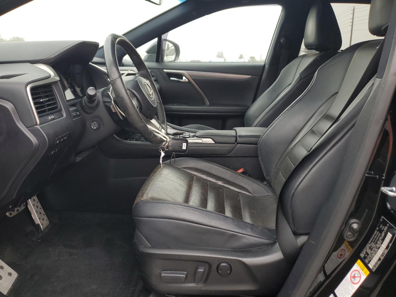 2017 Lexus RX VIN 2T2BZMCAXHC096386 Copart auction photo, front end / rear end damage thumbnail 7