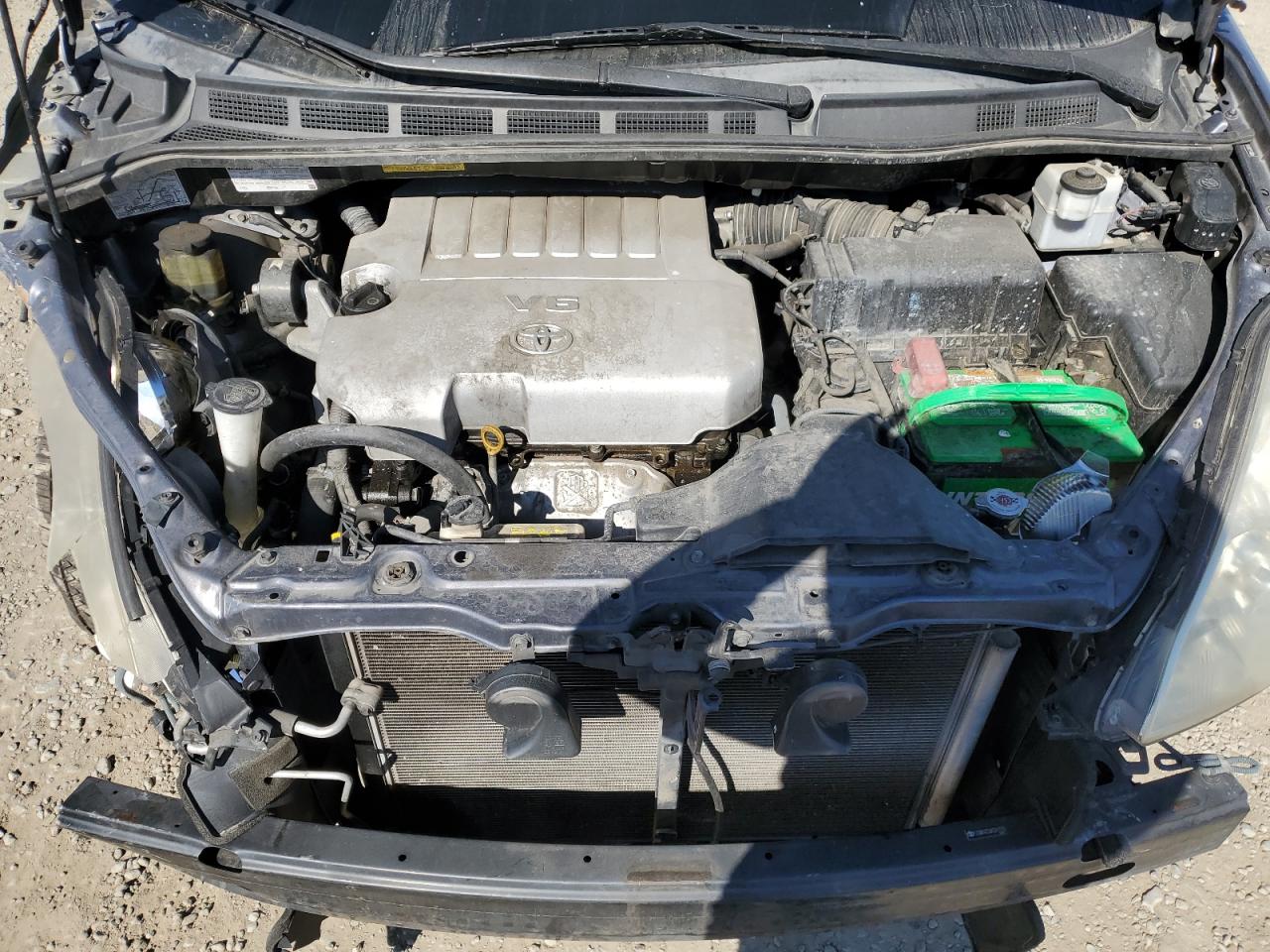 2010 Toyota Sienna VIN 5TDKK4CC9AS341170 Copart auction photo, front end damage thumbnail 12