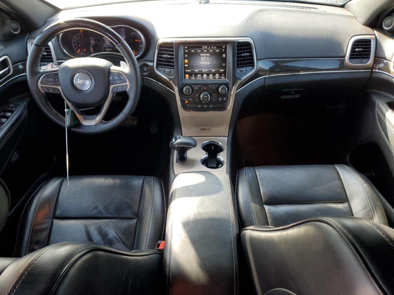 2014 Jeep Grand Cherokee VIN 1C4RJFCG0EC554953 Copart auction photo, front end / undercarriage damage thumbnail 8
