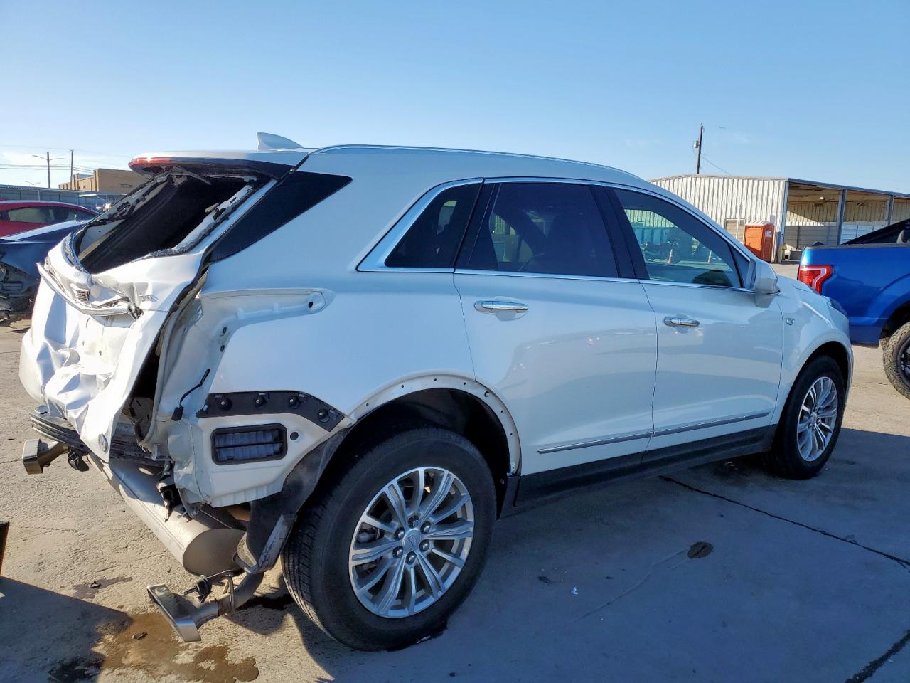 2018 Cadillac XT5 VIN 1GYKNCRS6JZ161072 Copart auction photo, rear end / hail damage thumbnail 3