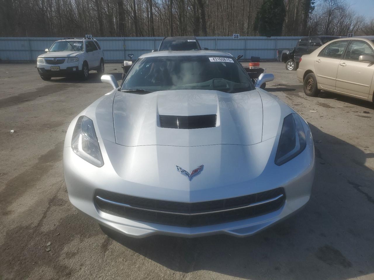 2015 Chevrolet Corvette VIN 1G1YK2D70F5108350 Copart auction photo, rear end damage thumbnail 5